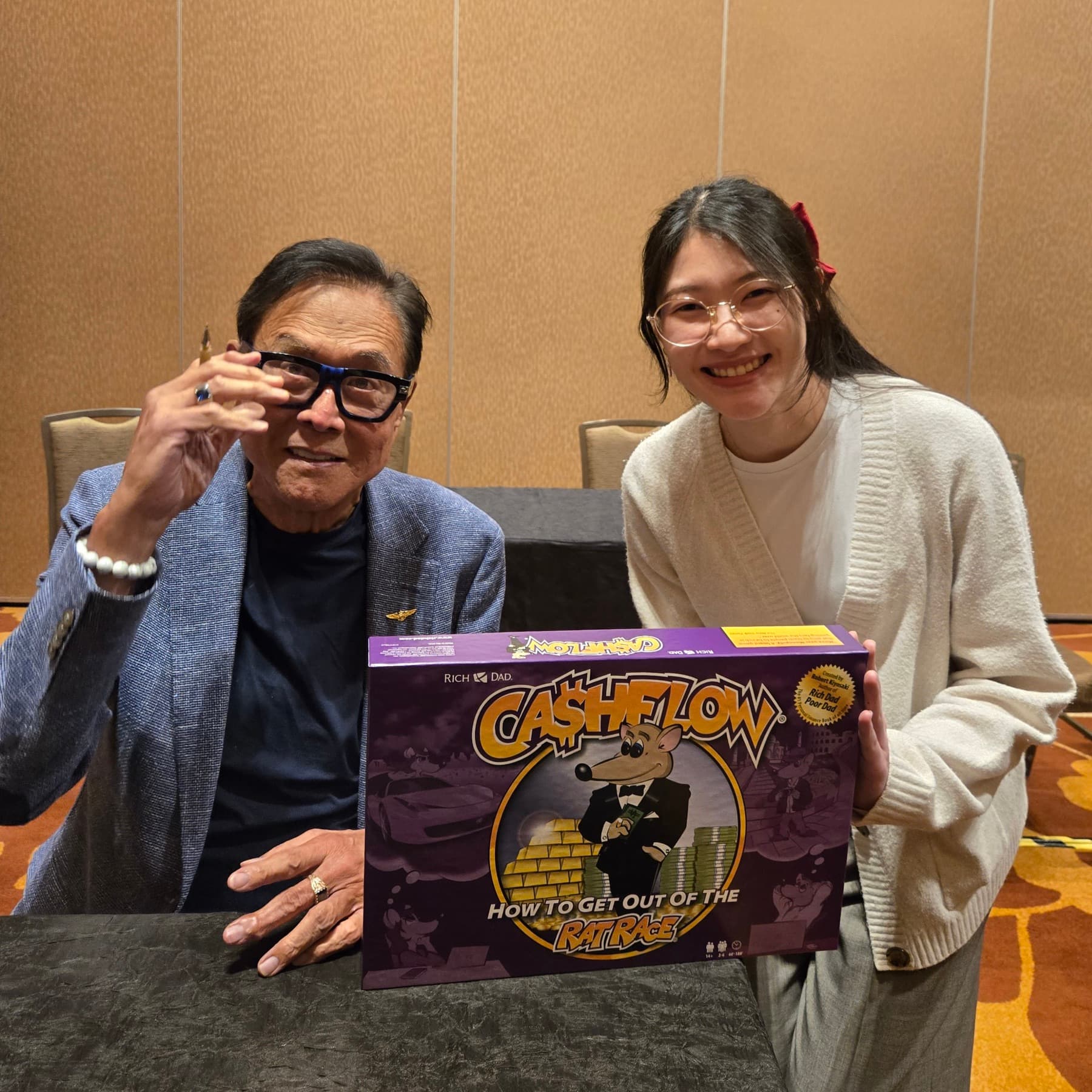 โอกาสได้พบและเรียนรู้กับ Robert Kiyosaki ผู้สร้าง CASHFLOW